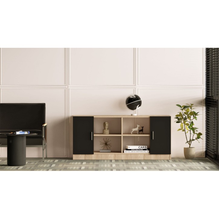 Mueble auxiliar Vario F roble negro