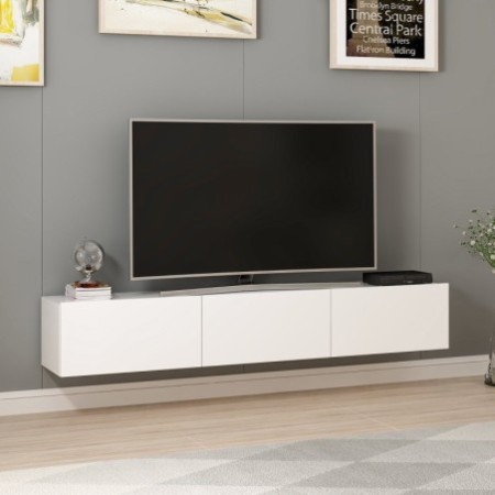 Mueble TV con estante Rigel-nogal