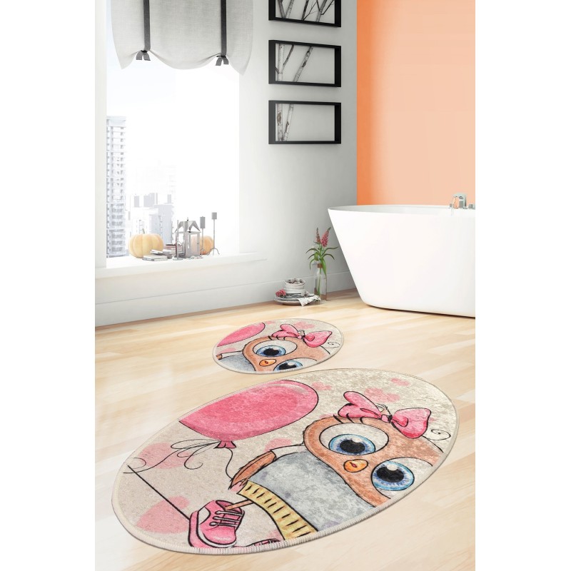 Alfombra de baño Set (2 piezas) Kitty multicolor