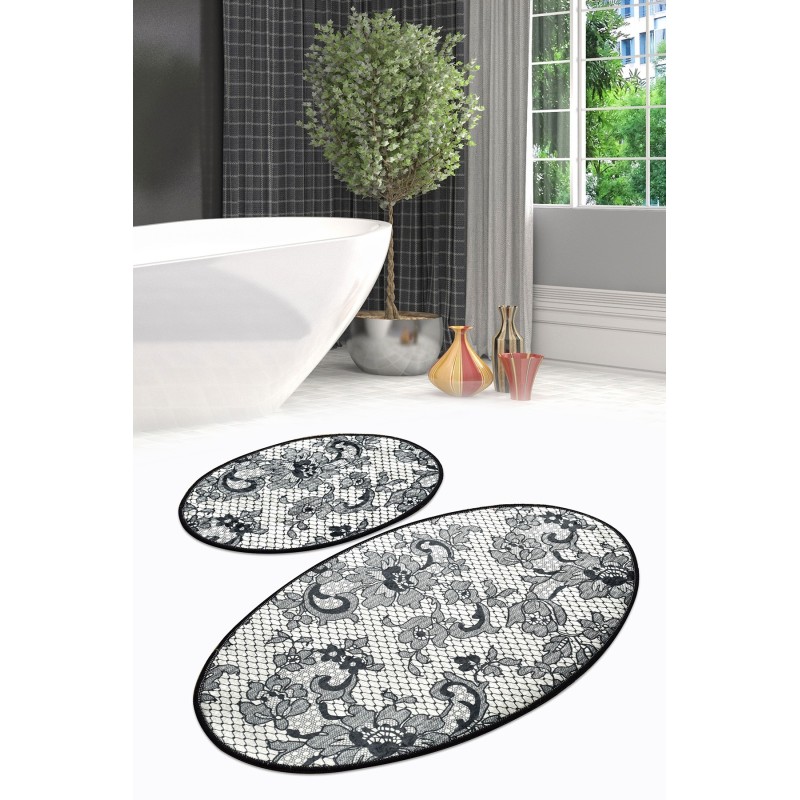 Alfombra de baño Set (2 piezas) Lace DJT multicolor