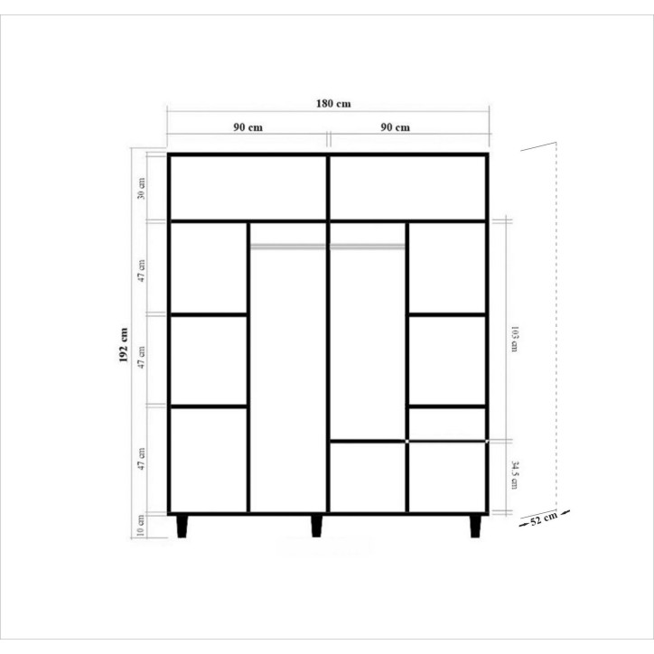 Armario İMAJ-420 sonoma roble