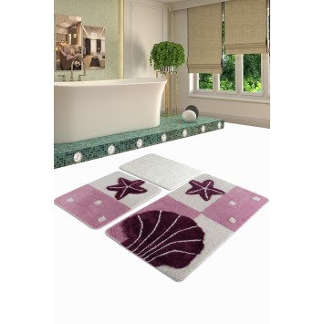 Alfombra de baño Set (3 piezas) Deniz Yıldızı  multicolor