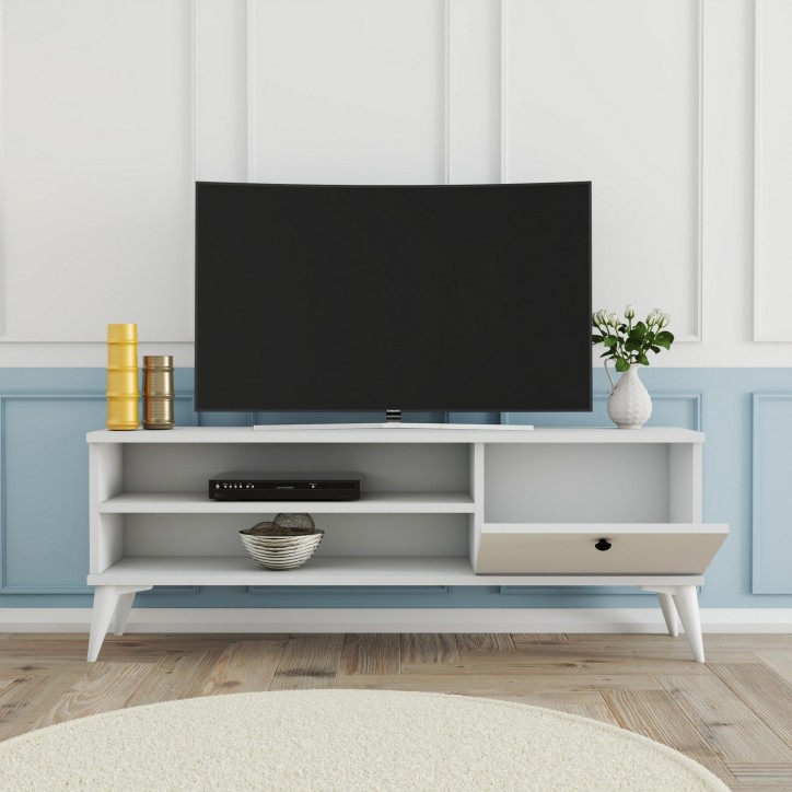 Mueble TV Retro1564 blanco