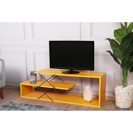 Mueble TV Zigzag amarillo