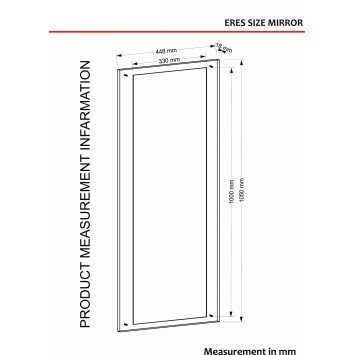 Espejo decorativo Eres blanco - 804TRH3301