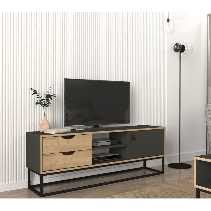 Mueble TV Dolores antracita zafiro