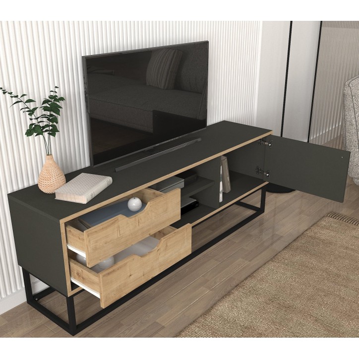 Mueble TV Dolores antracita zafiro