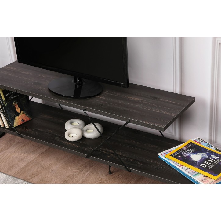 Mueble TV Street marron oscuro