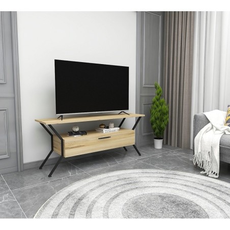 Mueble TV Tarz negro fieltro