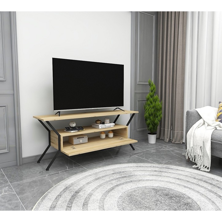 Mueble TV Tarz negro fieltro