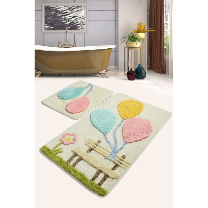 Alfombra de baño Set (2 piezas) Balon  multicolor