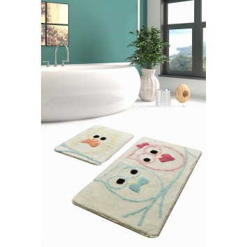 Alfombra de baño Set (2 piezas) Baykuş  multicolor