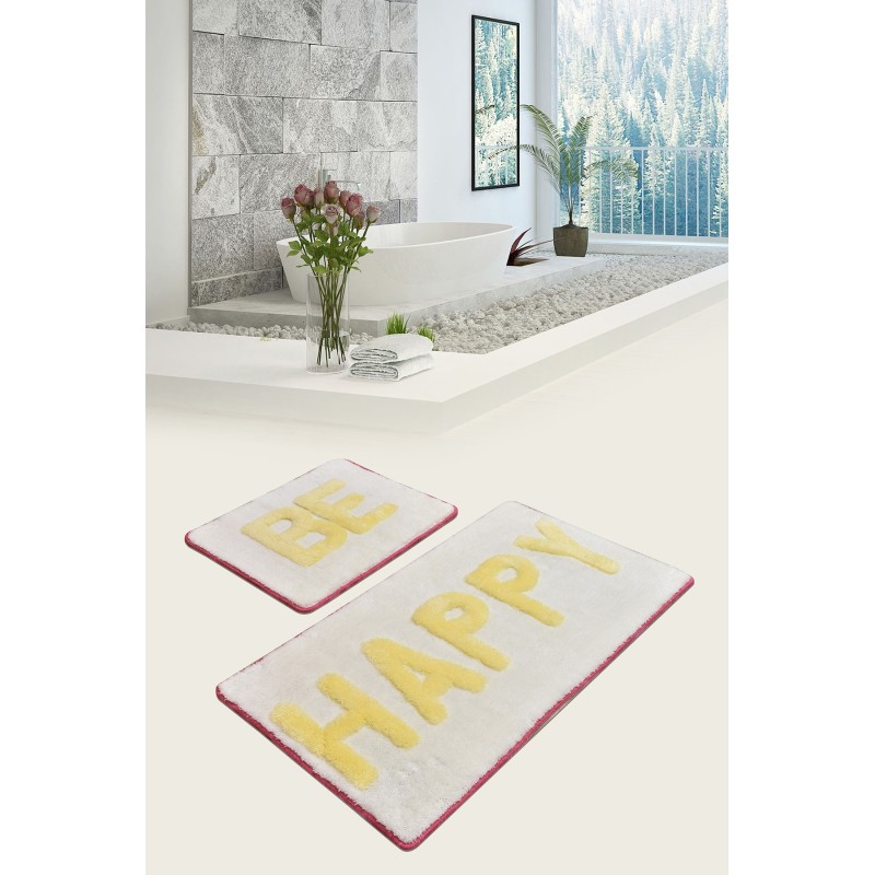 Alfombra de baño Set (2 piezas) Happyful multicolor