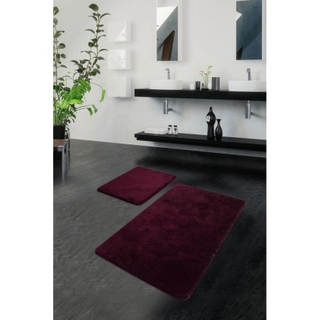 Alfombra de baño Set (2 piezas) Havai  ciruela damascena