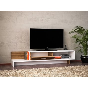 Mueble TV Wrap nogal blanco - 731WAT3048