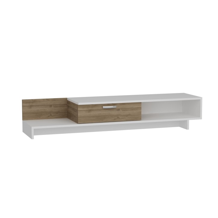 Mueble TV Wrap nogal blanco