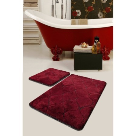 Alfombra de baño Set (2 piezas) Infinity  cereza