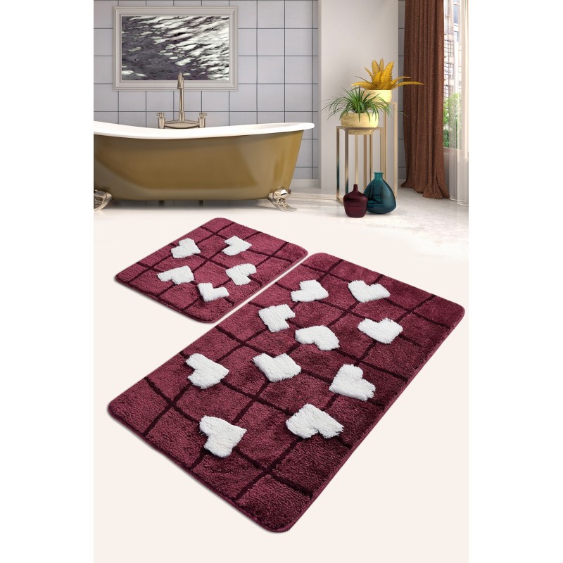 Alfombra de baño Set (2 piezas) Kalbim  multicolor