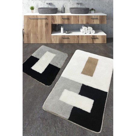 Alfombra de baño Set (2 piezas) Roin multicolor