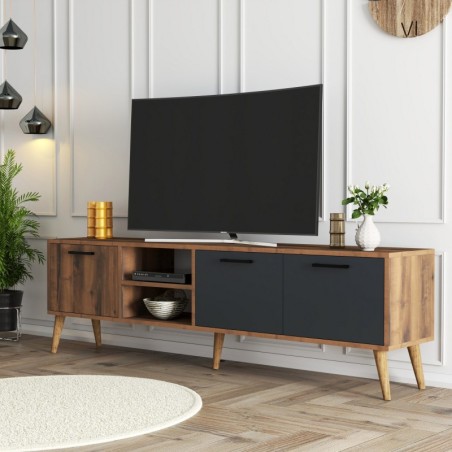 Mueble TV Exxen -1581 antracita nogal