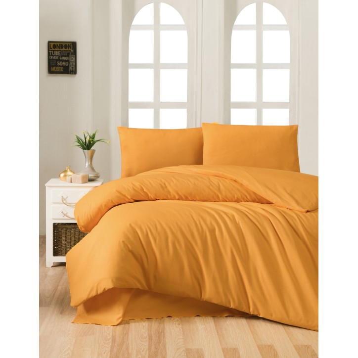 Juego ropa de cama Ranforce King Mustard mostaza