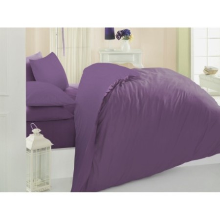 Juego ropa de cama Ranforce King Plum ciruela