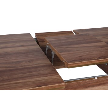 Mesa de comedor extensible Damla-1103 dorado nogal - 974NMB1545