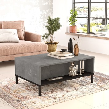 Mesa de centro LV31-RL gris negro - 956LCS1225