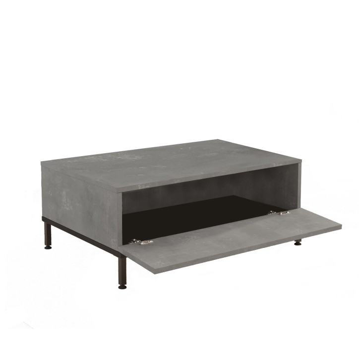 Mesa de centro LV31-RL gris negro