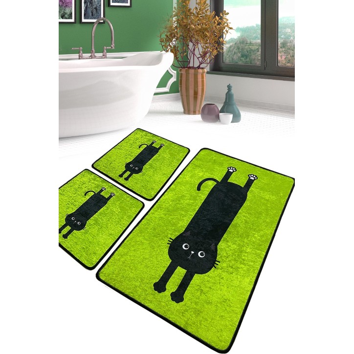 Alfombra de baño Set (3 piezas) Comfort multicolor