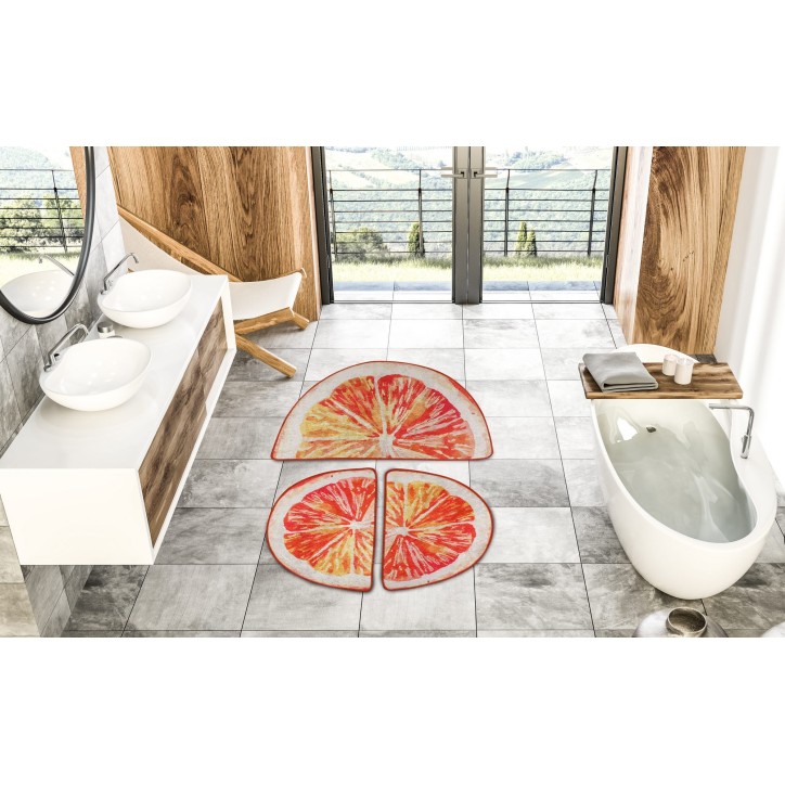 Alfombra de baño Set (3 piezas) Greyfurt Djt multicolor