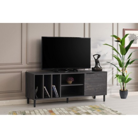 Mueble TV Kaysersberg marron oscuro