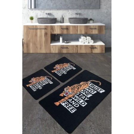 Alfombra de baño Set (3 piezas) Trust Djt multicolor