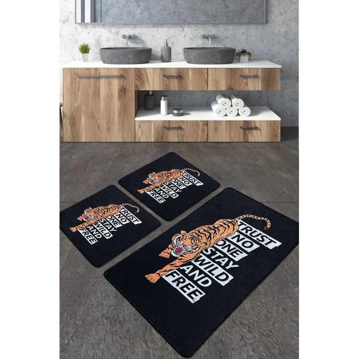 Alfombra de baño Set (3 piezas) Trust Djt multicolor