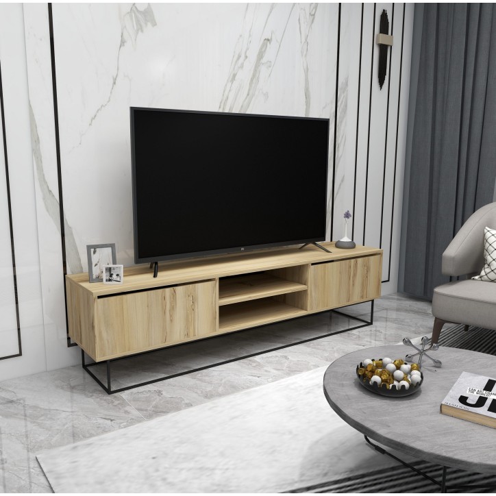 Mueble TV Escape 180 negro fieltro