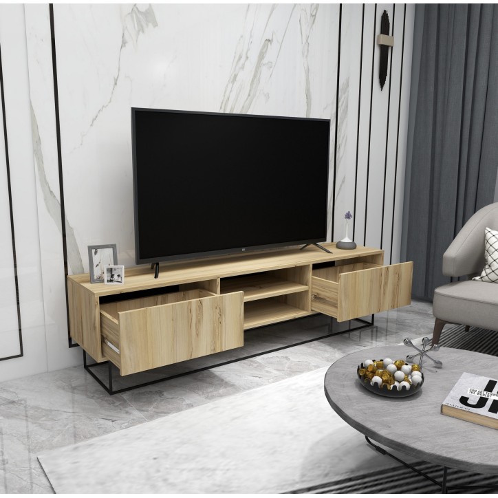 Mueble TV Escape 180 negro fieltro