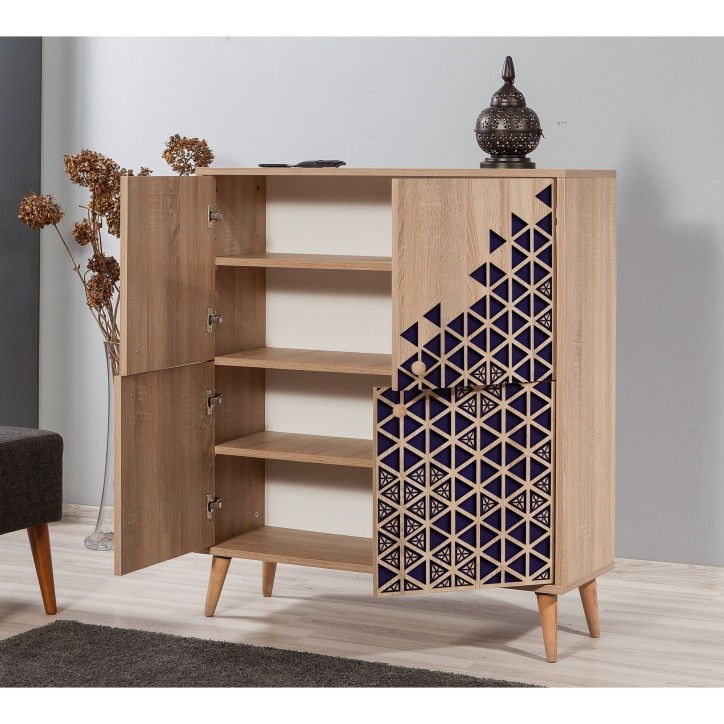 Mueble auxiliar Multilux-123 sonoma roble