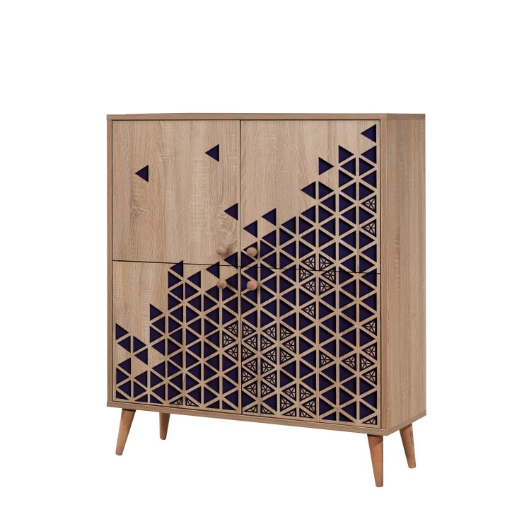 Mueble auxiliar Multilux-123 sonoma roble