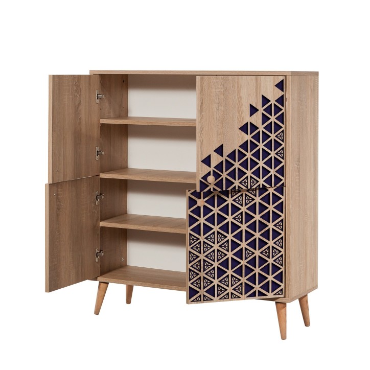 Mueble auxiliar Multilux-123 sonoma roble