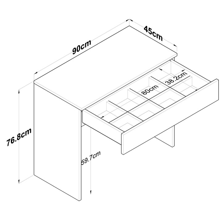 Tocador Bj104-2342 blanco