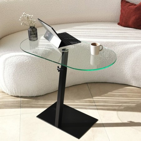 Mesa de centro Ovale Lungo negro