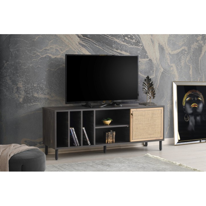 Mueble TV Morella marron oscuro