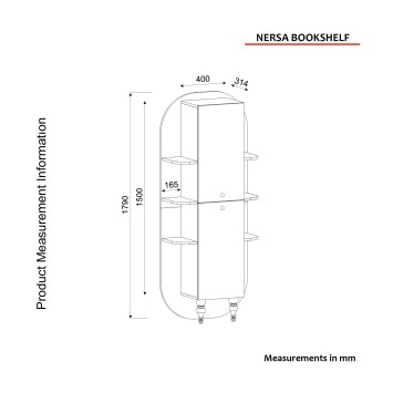 Librería Nersa nogal - 804TRH3621