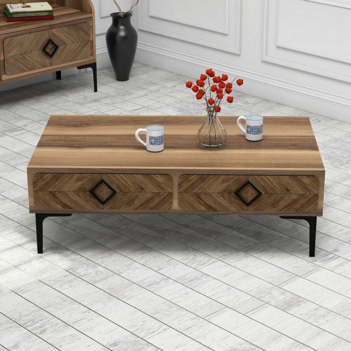 Conjunto de muebles de salón Samba nogal