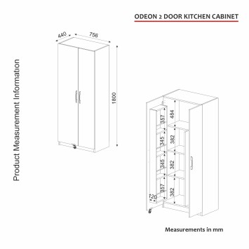 Mueble de baño Odeon V2 blanco - 804TRH4902