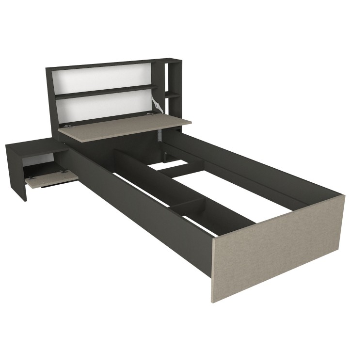 Cama individual Caruzel crema