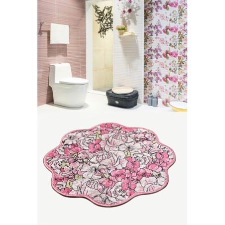 Alfombra de baño Rosa Shape (100 cm)  multicolor