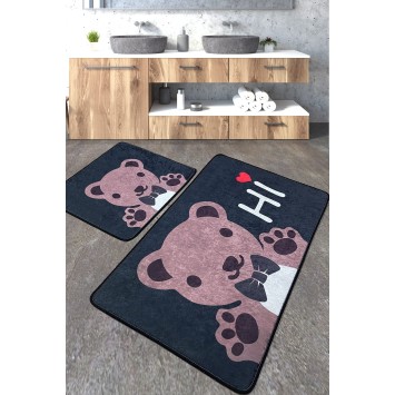 Alfombra de baño Set (2 piezas) Bera multicolor