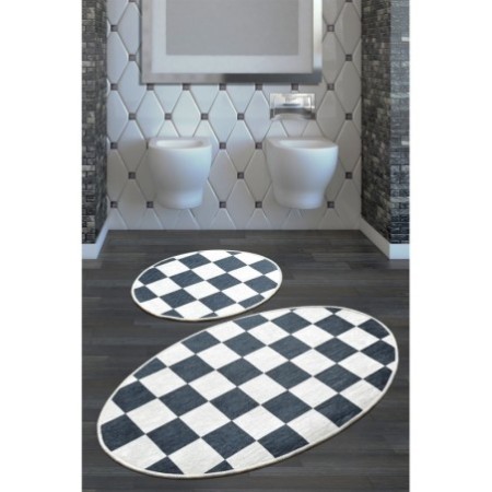 Alfombra de baño Set (2 piezas) Dama DJT multicolor