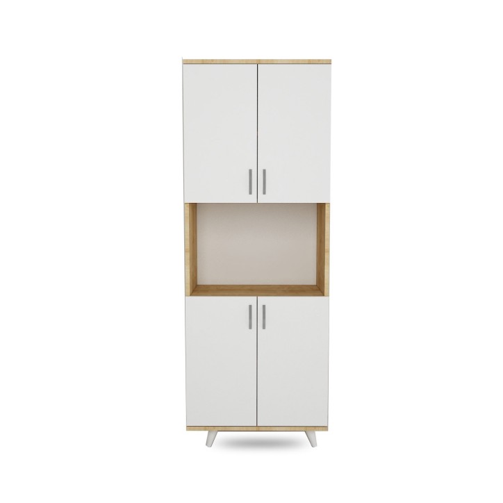 Mueble auxiliar Selin-L1193 roble blanco